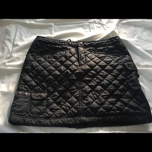Athleta quilted skirt - dark gray - size 8